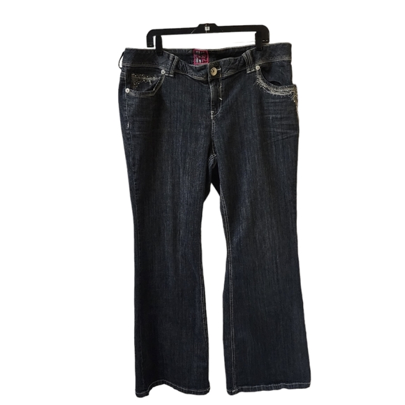 Torrid Dark Blue Almost Black Bootcut Jeans - Picture 1 of 5